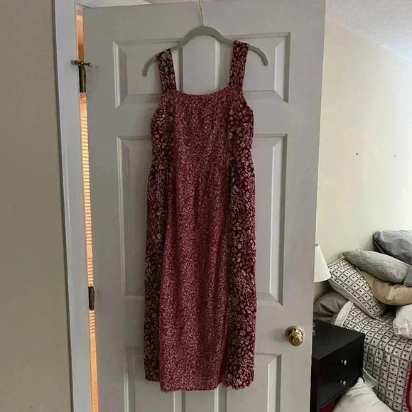 True Craft Dresses & Skirts - True Craft Raw hem Midi dress size M boho/90’s flare